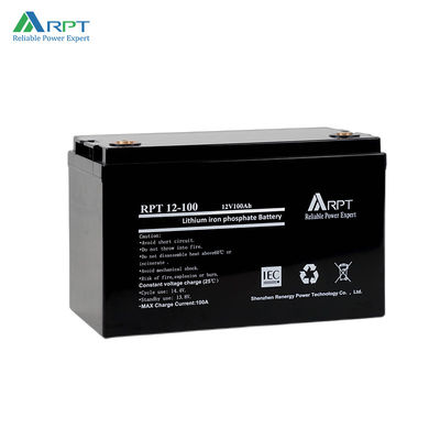 Un bon prix. 1280Wh batterie au plomb-acide stockage solaire 100h 12v batterie au lithium Lifepo4 en ligne