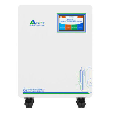 Un bon prix. Stockage d'énergie résidentiel LiFePO4 de 5,2 kWh de capacité et panneaux solaires de 200 W pour une gestion énergétique durable en ligne