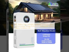 RPT-batterie solaire empilable résidentielle à usage domestique Lifepo4 Stockage d'énergie au lithium 25.6V/51.2V 100Ah/200Ah Lifepo4 Batterie conteneurs cellule