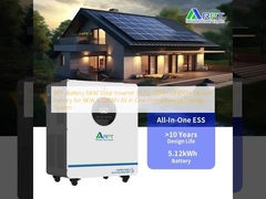 RPT-batterie 6KW Inverseur solaire 51.2V 100AH LiFePO4 Batterie au lithium pour 6KW 5,12KWh Système de stockage d'énergie tout en un